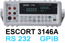 ESCORT 3146A 5位半双显示台式万用表