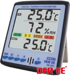 DE-22C彩色数字温湿度仪