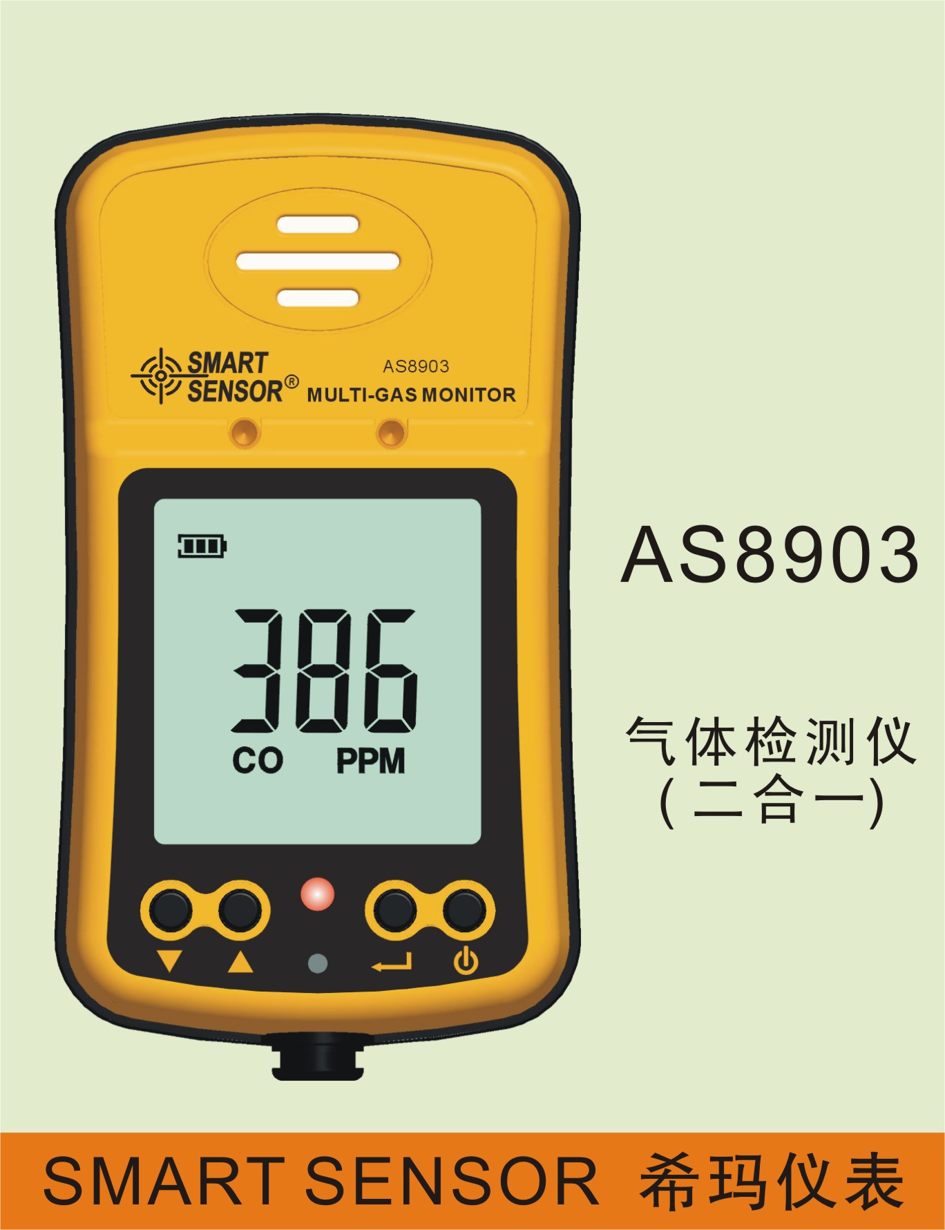 AS-8903一氧化碳|硫化氢二合一检测仪