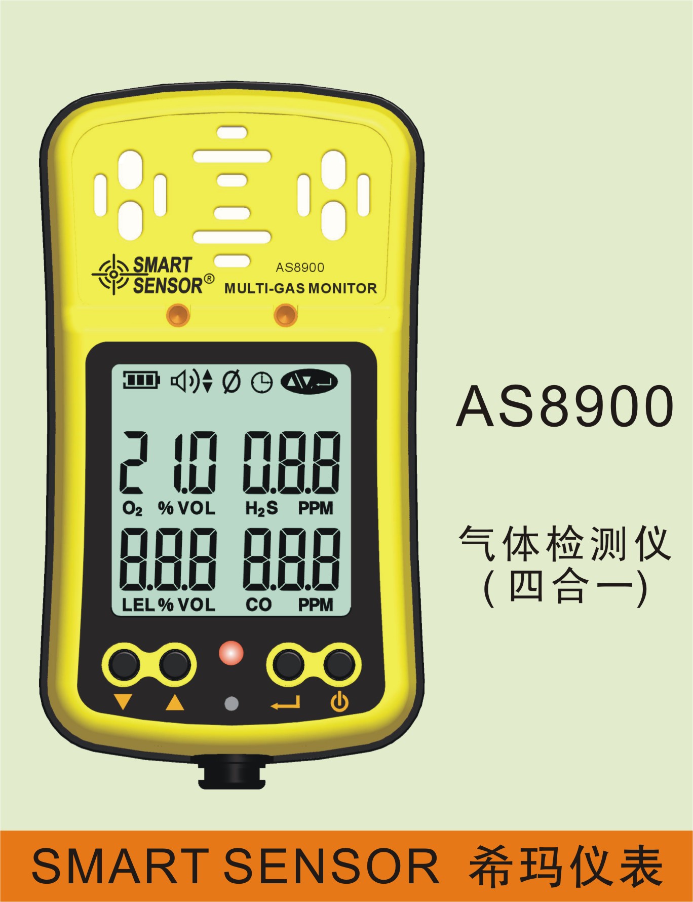 AS-8900四合一气体检测仪