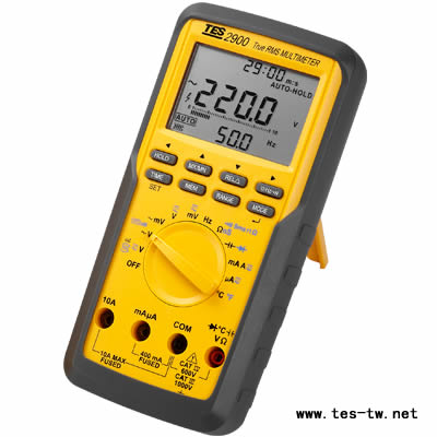 TES-2900真有效值三用电表(万用表)